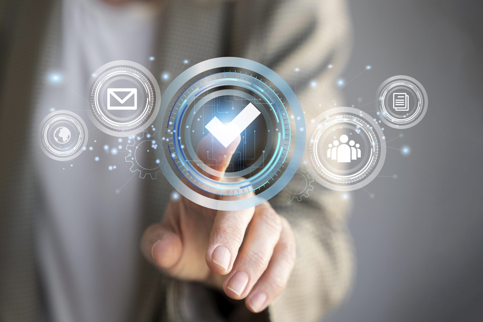 Standard Quality Control Collage Concept